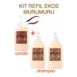 2 Refil Shampoo + 1 Refil Condic. Natura Ekos Murumuru 300ml