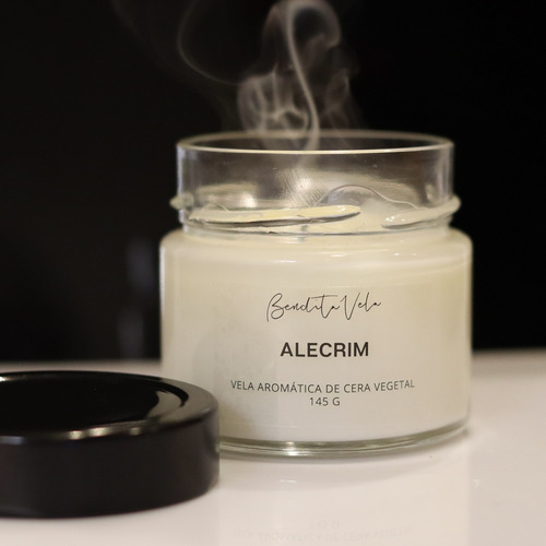 Vela Aromatizada Perfumada De Cera Vegetal Bendita Vela
