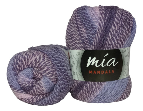 Lana Matizada Mía Mandala Ovillo De 100 Grs - Crochet Tejer