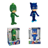 Kit Bonecos Menino Gato E Lagartixo Pjmasks- Elka