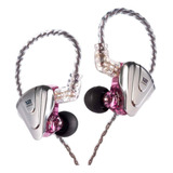 Auriculares In Ear Kz Acoustics Zsx C/mic Monitoreo Violeta