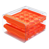 Porta Huevos Para Refrigerador Con Almacenamiento De Naranja