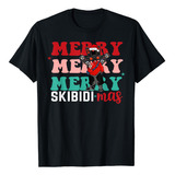 Camiseta Navidad Skibidi Toilet- Playera Navideña Toilet
