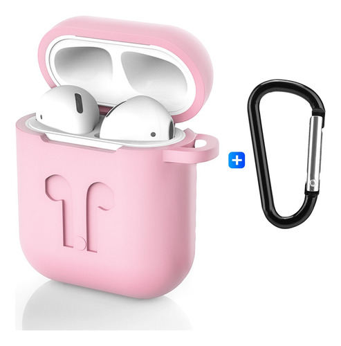 Funda Para AirPods 1/2 Case Silicona Anticaída Premium 