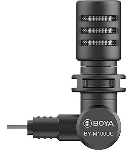 Microfone Boya By-m100uc - Microfone Direcional Usb Tipo C