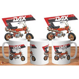 Taza De Ceramica Honda Dax Motocicleta Retro Hd Art