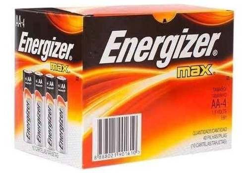 Energizer Pilas Alcalinas Aa X40u (40 Pilas)