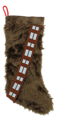 Calcetín Kurt Adler Star Wars Chewbacca, 15 Pulgadas De Altu