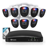 Sistema De Seguridad De 8 camaras, 8 canales, 1080p, Dvr