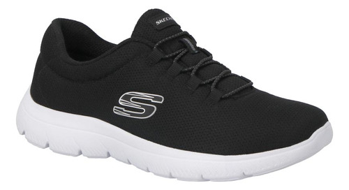 Sneakers Escolar Pr695057 Textil Plantilla Suave Negro Logo