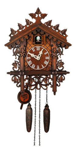Reloj De Cuco De Madera Antiguo Para Habitación De Casa