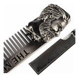 Peine De Metal Para Hombres ' Peine Para Cabello Y Barba Con