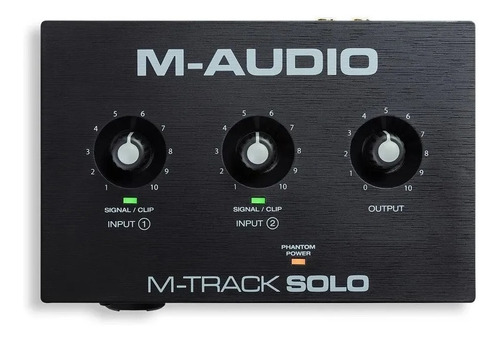 Interface De Áudio M Audio M-track Solo Usb 2 Canais