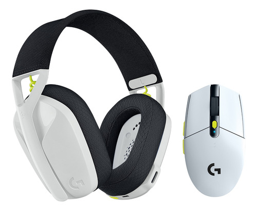 Wireless Gaming Combo Headset G435 + Mouse G305 Black/white