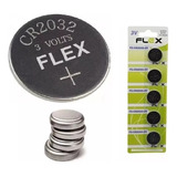 Pilha Bateria Flex Cr-2032 3v-pc/chaves/controles 1un