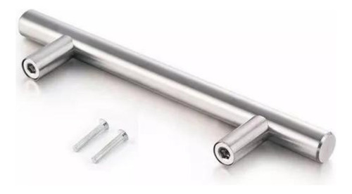 Manija Tubular Para Cajón De 10 Cm En Acero Inox X Unidad