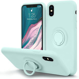 Funda Protectora Mocca Para iPhone XS Max (verde Menta)