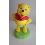 Adorno Torta Porcelana Fria Winnie Pooh 12 Cm ¡¡¡usado!!!