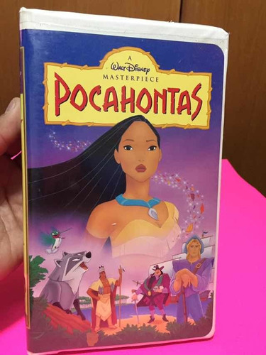 Pocahontas Masterpiece Disney Película Vhs