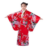 Disfraz De Kimono Tradicional Japonés Yukata For Niñas