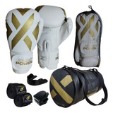 Kit Boxe Muay Thai Olimpo - Luva + Bolsa + Bucal + Bandagem