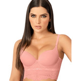 Brasier En Encaje Tipo Bustier Carol Ref. 931