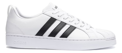 Tenis adidas Streetcheck Cloudfoam Court Low Color Cloud White/core Black/cloud White - Adulto 7 Mx