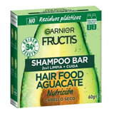 Shampoo Bar Garnier Fructis Aguacate Nutrición 60 G