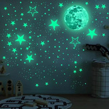 Set De Pegatinas Luminosas Con Estrellas Y Luna A