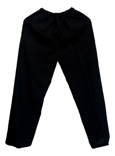 Pantalón Negro Algodón Unisex 