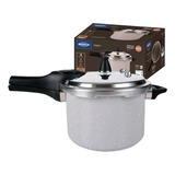 Panela De Pressão Indução 4,2l Brinox Gris Antiaderente 20cm