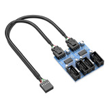 Placa Base Usb 2.0 De 9 Pines Kowlone | Placa Pcb Conector