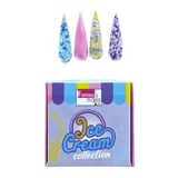 Colección De Acrílicos Ice Cream 4pz. Fantasy Nails