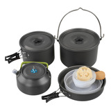 Set De Utensilios De Cocina Para 5-6 Personas, Para Acampar