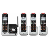 At&t Bl102-4 Dect 6.0 Teléfono Inalámbrico De 4 Auriculares 