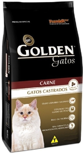 Golden Gatos Adultos Castrados Carne 3 Kg