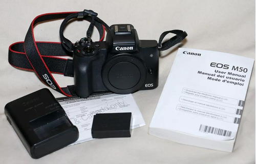 Canon Eos M50 Mirrorless Body 1000 Disparos Opcion + Lente