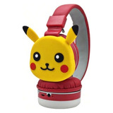 Audifonos Inalambricos Bluetooth Diadema Personaje Pikachu