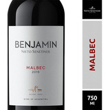 Vino Malbec Benjamin X 750 Ml