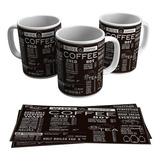 Caneca Cafeteria Cardápio Menu Café Quadro Negro Giz Preços