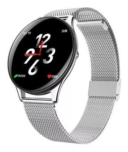Relógio Q10 Smartwatch Toque De Aço Fino = Q9 Q16 No.1 K88h
