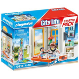 Playmobil Pediatra Clinica Para Niños City Life 70818 Edu