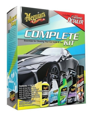 Meguiars Kit Completo Ceramic, Ultimate, Shampoo, Detailer