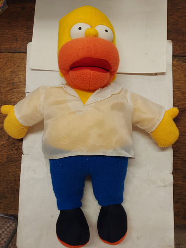 Peluche Homero Simpson Grande Zona Retro Juguetería Vintage