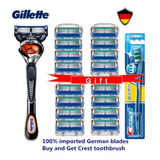 Cuchillas Gillette Fusion5 Proglide + 17 Cuchillas Y Cepillo