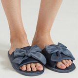 Pantufla Zapatilla Velvet Azul