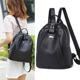 Mochila Mujer Bolso Piel Barato Pequeño Mediano Negro Top