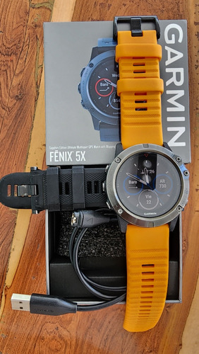 Garmin Fenix 5x 51mm Sapphire Crystal Multideporte