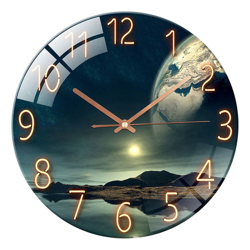 ' Kit Reloj Vintage Universo Retro El Paisaje De La Tierra