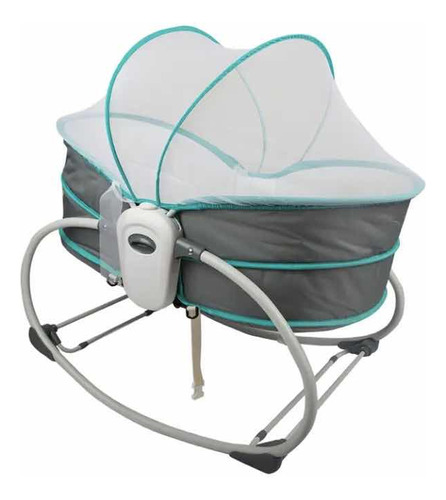 Silla Nido Mecedora 5 En 1 - Rocker Verde - Infanti - Usada